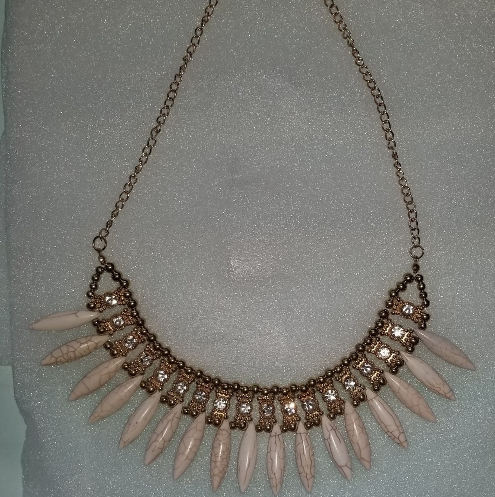 Marble Statement Necklace